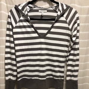 Aeropostale striped lightweight hoodie